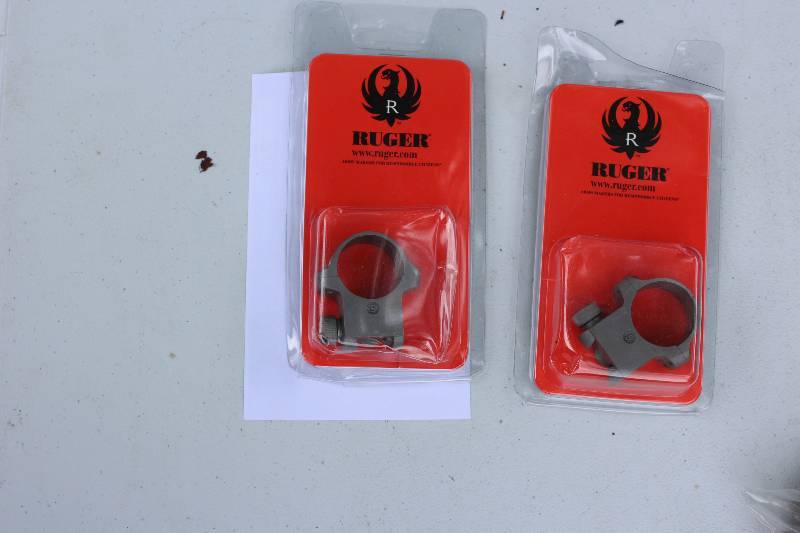 Lot of (2) Ruger Scope Ring ASSY, 1.062HGT, HA, 5KHM.