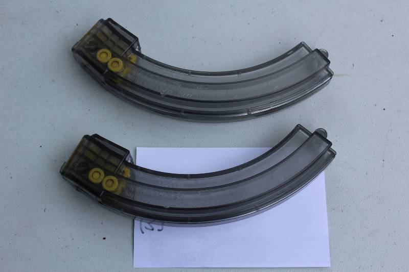 Lot of (2) Ammo Banana Clips Fits Ruger 10-22.