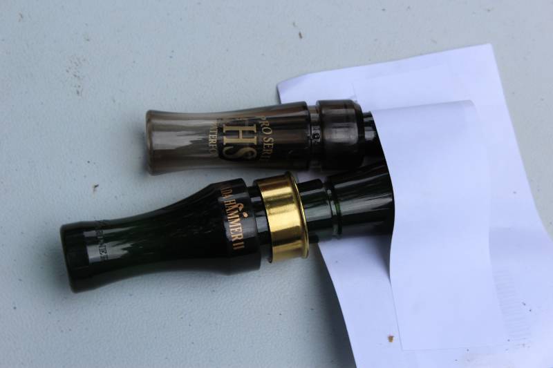 Lot of (2) Wildfowl Calls Including Canada Hammer II Goose Call.