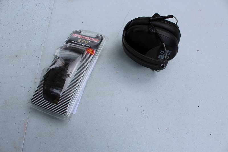 Lot of (2) Including Protective Ear Muffs Winchester 270 Protective Eyewear.