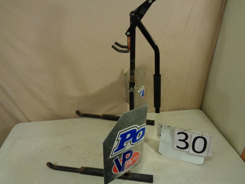 lot 30 image: Snowmobile Track Stand