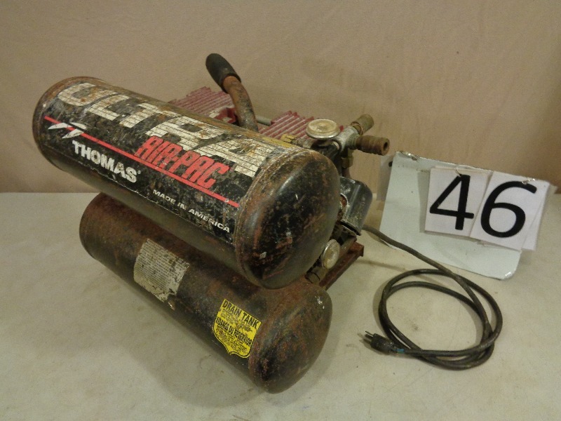 lot 46 image: Twin Tank Air Compressor