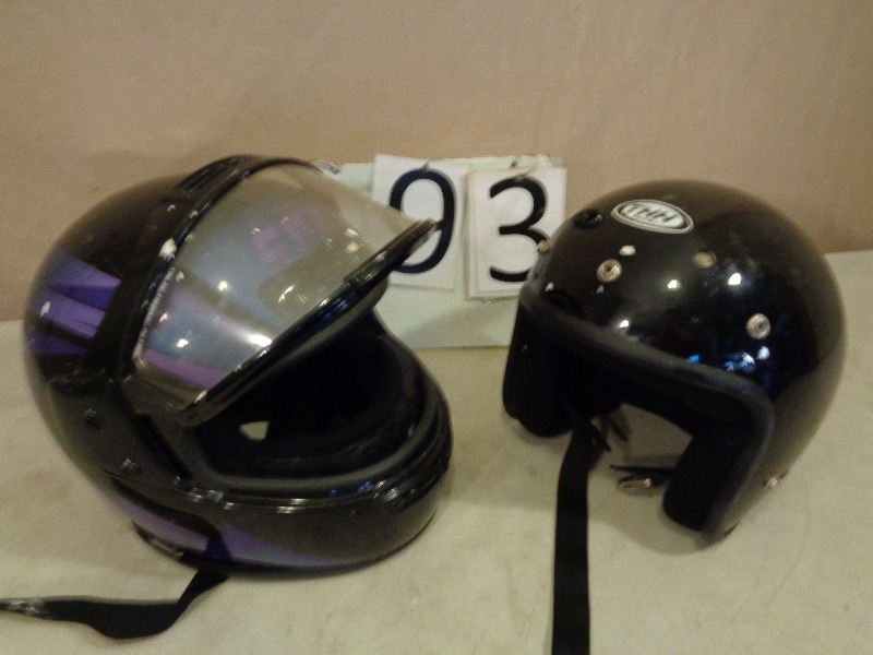 lot 93 image: 2 Assorted Helmets