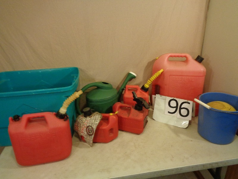 lot 96 image: Gas Cans and More