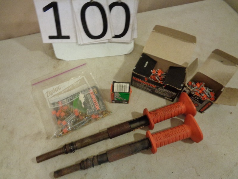 lot 100 image: 2 Remington Powder Hammers