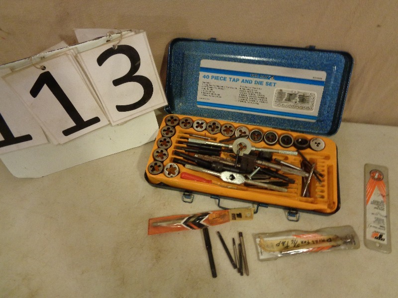 lot 113 image: Tap and Die Set