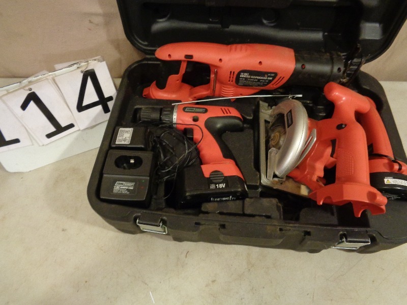 lot 114 image: 4 Pc Tool Set