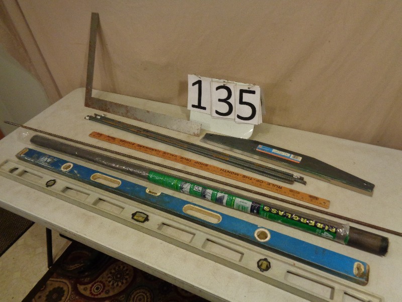 lot 135 image: Levels, Tools, and More