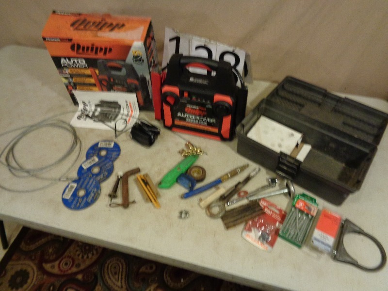 lot 138 image: Battery Jumper Pack and More