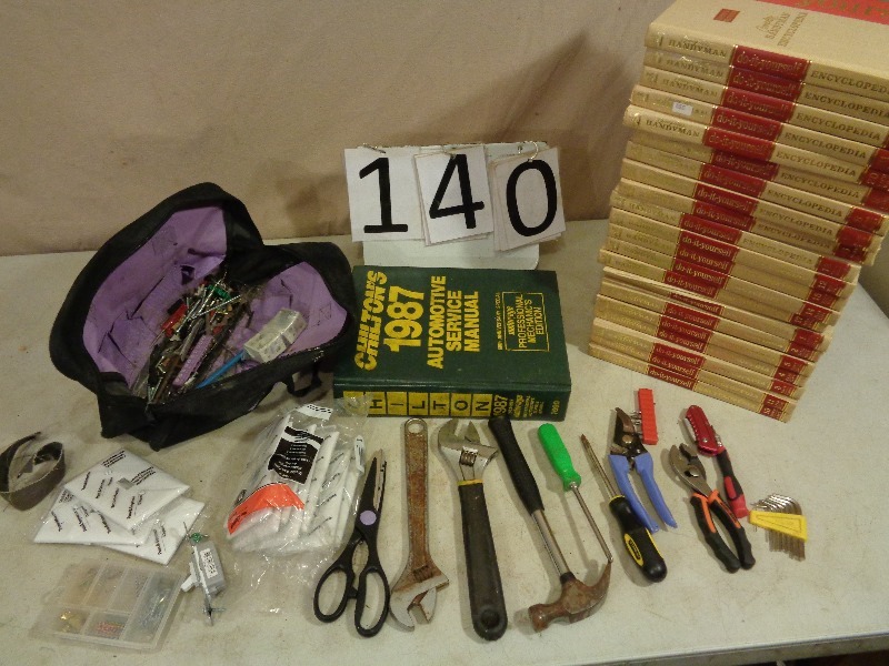 lot 140 image: Tools, Hardware, Handyman Encyclopedia Set