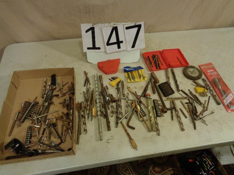 lot 147 image: Drill Bits, Taps, Etc
