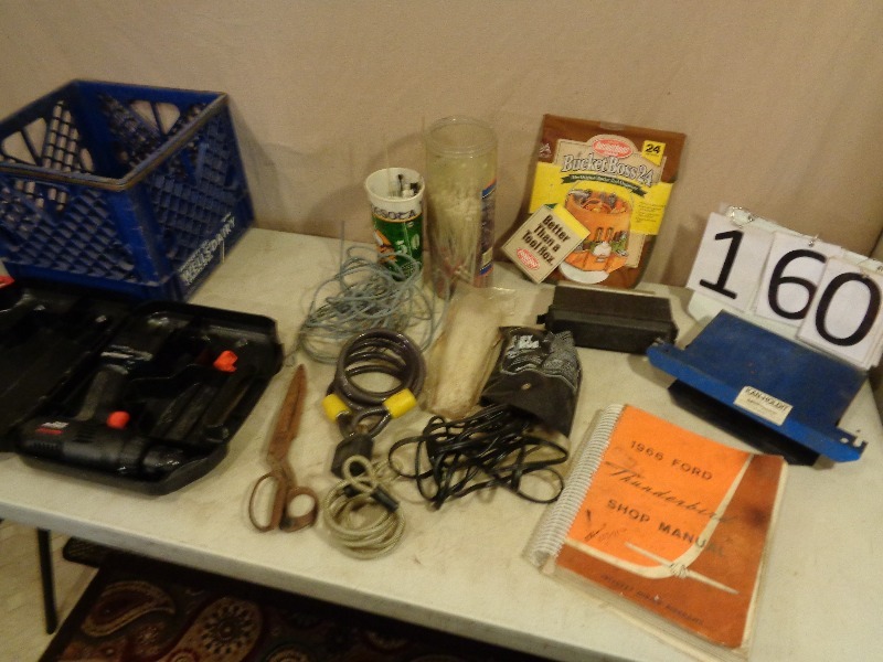 lot 160 image: Tools, Shop Manual, and More