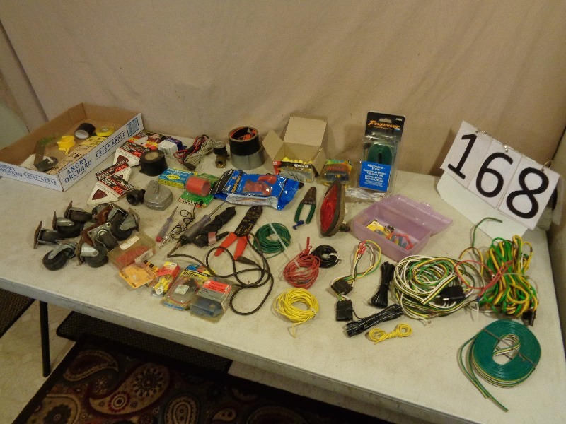 lot 168 image: Electrical Connectors, Supplies, Tools
