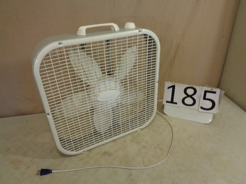 lot 185 image: Lasko Box Fan