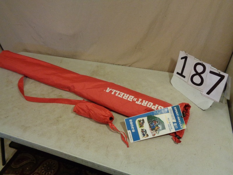 lot 187 image: Sport Umbrella  Shelter