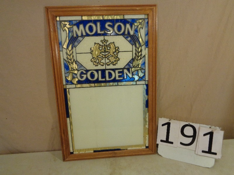 lot 191 image: Molson Golden Beer Special Board