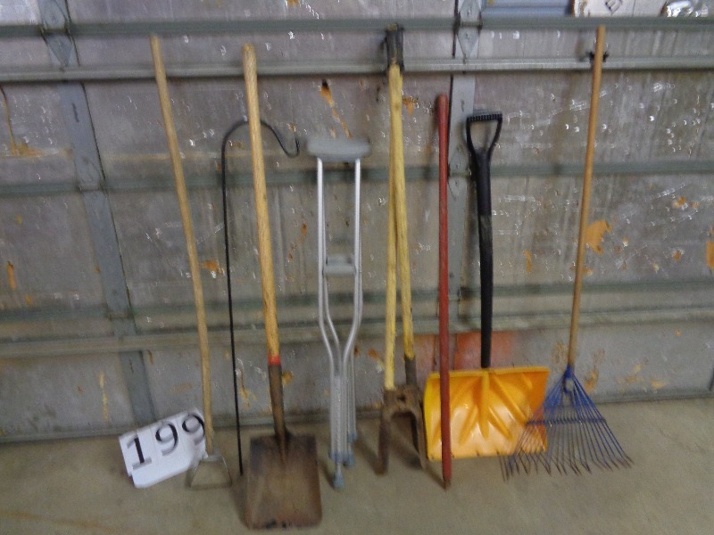 lot 199 image: Long Handle Tools and More