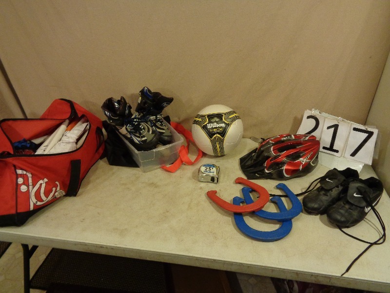 lot 217 image: Rollerblades and Sports Items