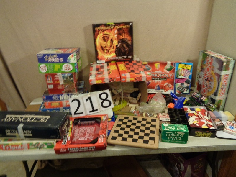 lot 218 image: Assorted Games