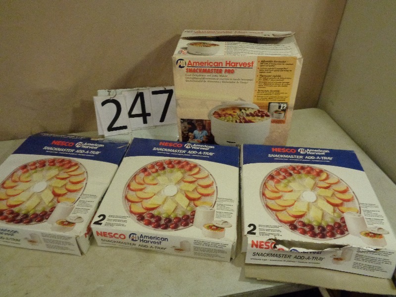 lot 247 image: American Harvest Dehydrator  Jerky Maker