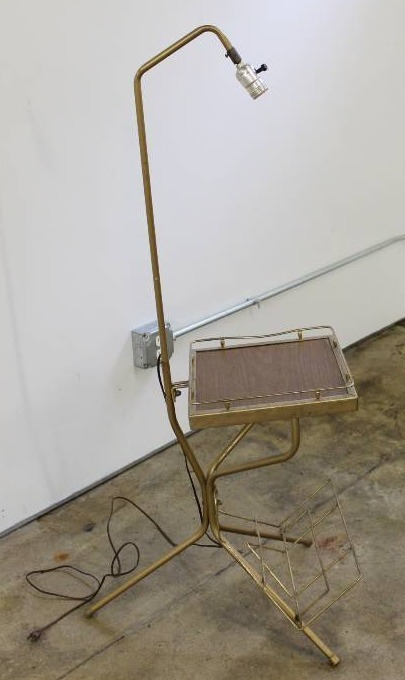 Mid Century Modern Metal Table and ...