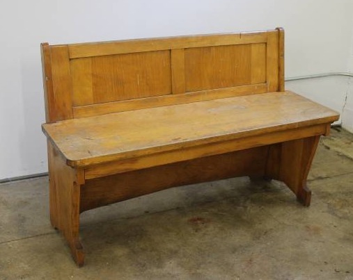Vintage Solid Maple Bench 43 12 l...