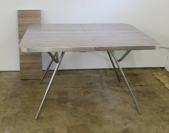 Mid Century Laminate and Chrome Tab...