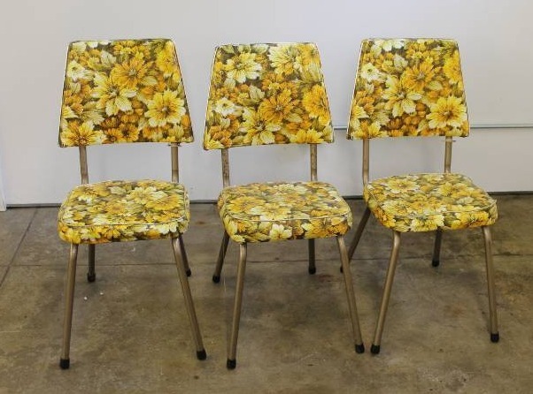 Set of Three (3) Mid Century Dining...