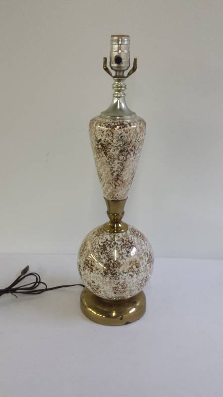 Gold Speckled Shiny Mid Century Cer...