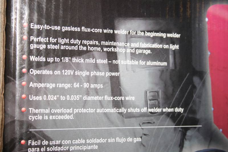 Vaper 90 amp wire feed welder