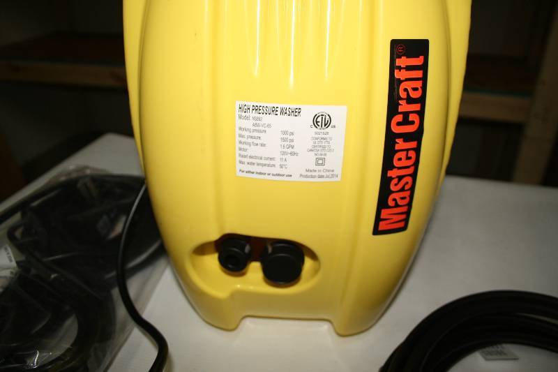 Pressure Washer Gun >> MasterCraft 1500 PSI Pressure washer | BidBandits Computers, electronics, AC Unit, and more ... Pressure Washer Gun >> MasterCraft 1500 PSI Pressure washer | BidBandits Computers, electronics, AC Unit, and more ...