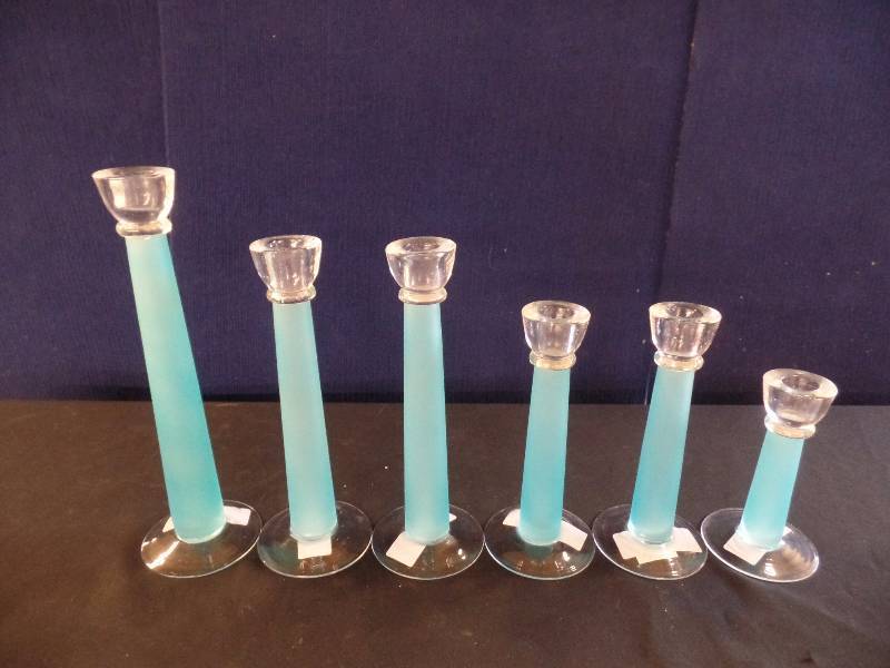 Glass Candlesticks