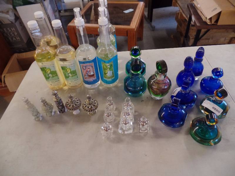 Perfume Bottles and Ironing Spray