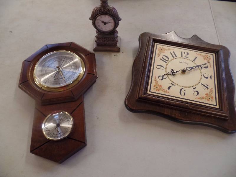 Clocks and Barometer