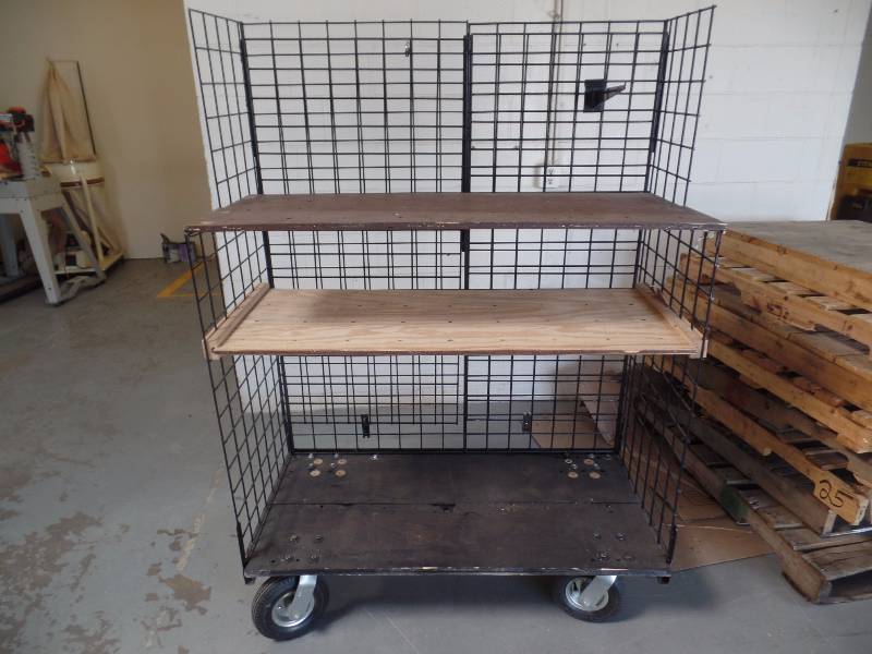 Rolling Display Cart