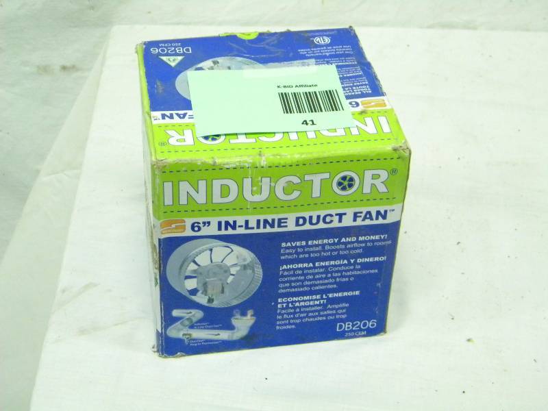 lot 41 image: Inductor Duct Fan NIB