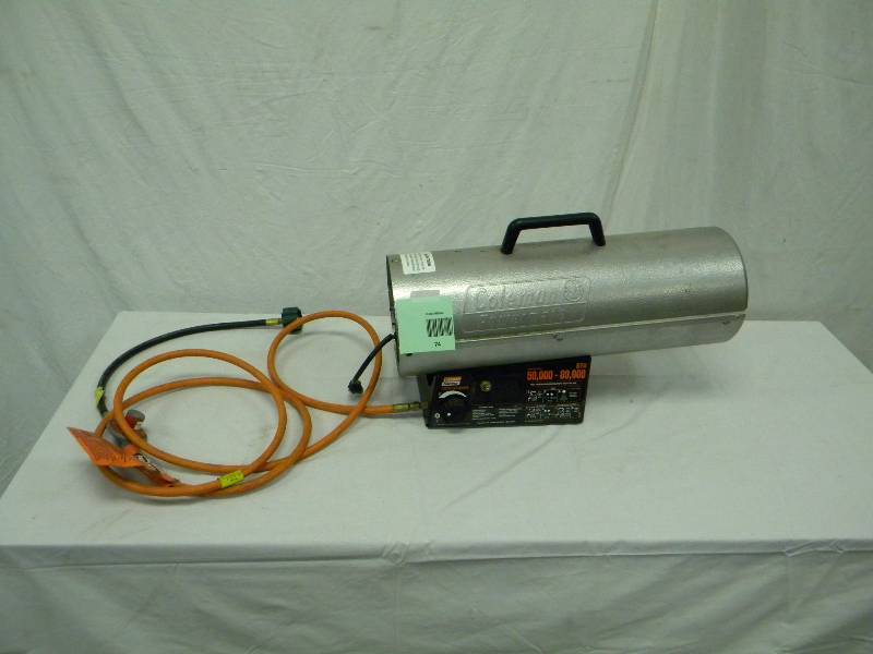 lot 74 image: Coleman Heater