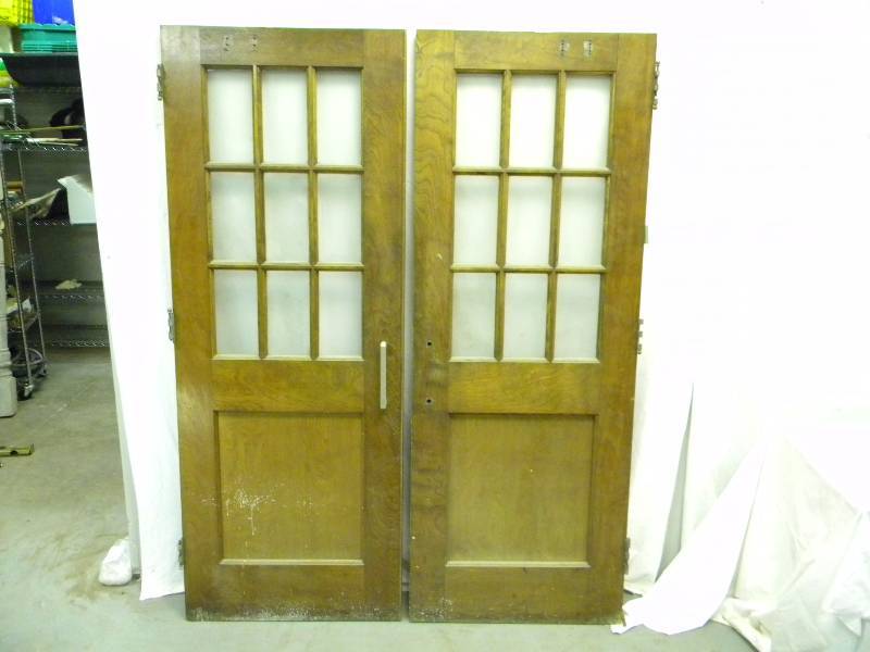 lot 53 image: Set of Wood Panel Doors