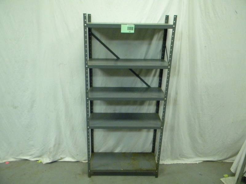 lot 163 image: Metal Shelving