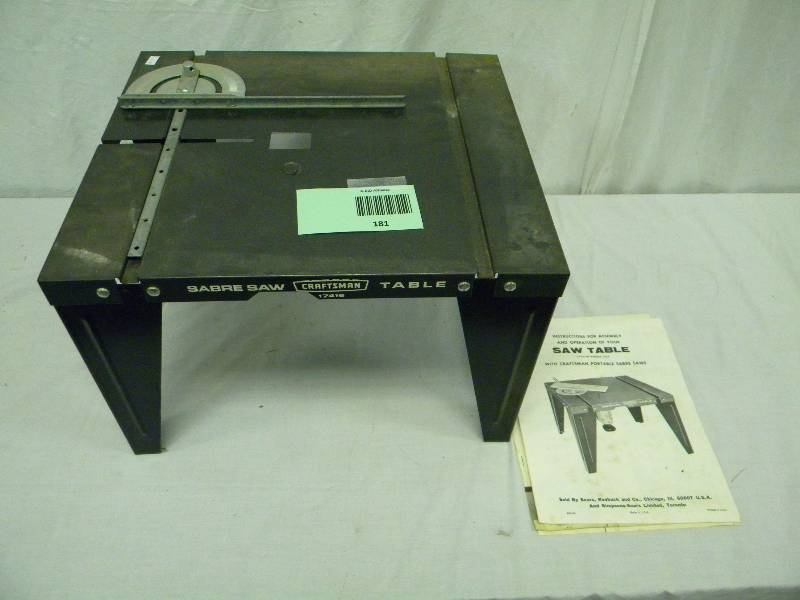 lot 181 image: Saw Table