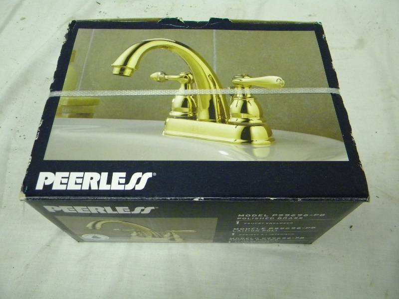 lot 15 image: NIB Peerless Brass Faucet