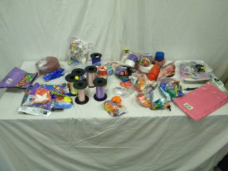 lot 240 image: Party Supplies Lot