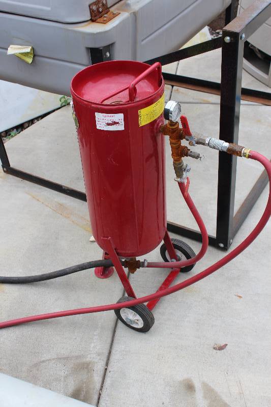 Lot of (4) Including ALC Sandy Jet Abrasive Sand Blaster w/Cart, Model