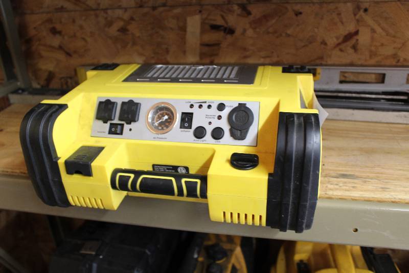 lot 50 image: Intertek Portable Power Station wJumper Cables Model PPRH3 SEL 12VDC 350A Instant.