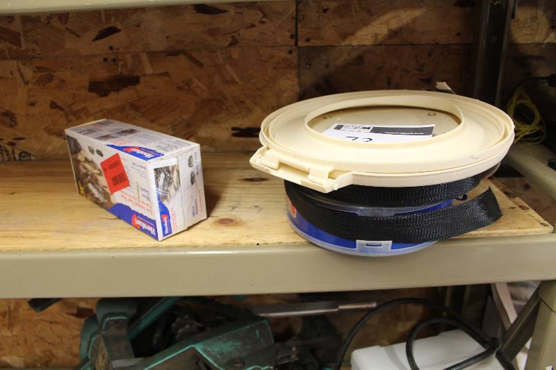 lot 73 image: Table Lot Including Lake Link Fishing Container Toilet Seat Live Animal Cage And More.