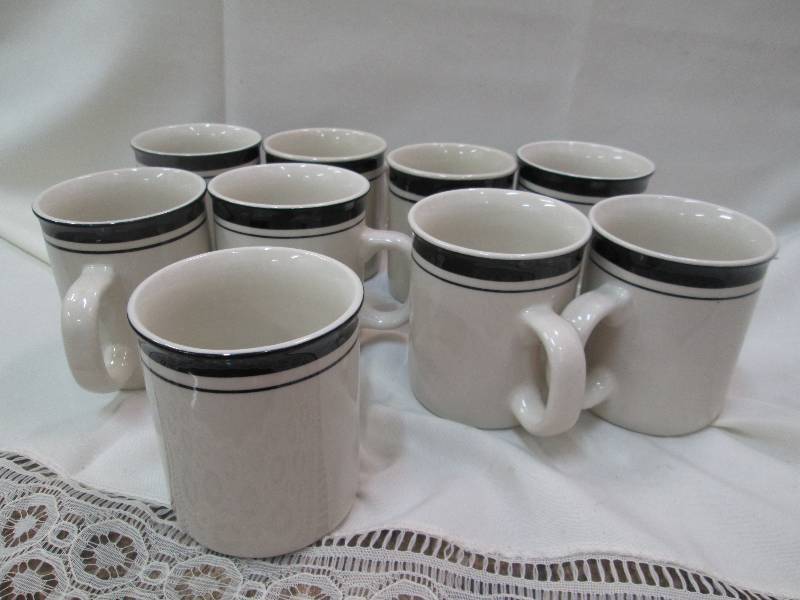 Qty 9 Coffee cups...