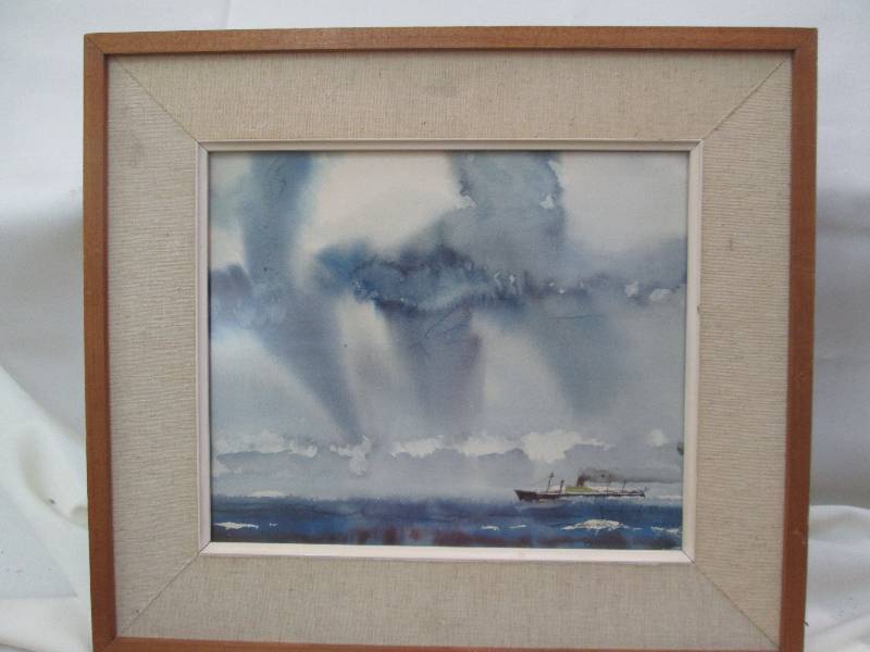 45 original watercolor ship in stor...