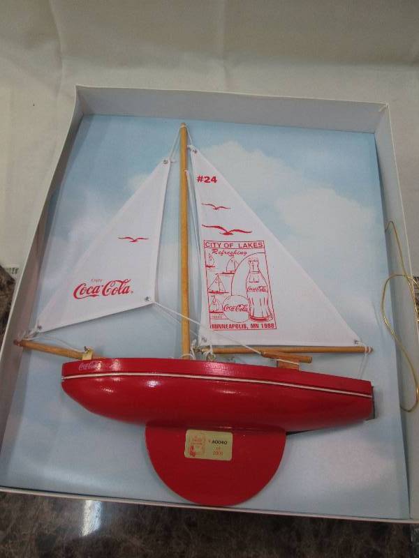Coca-Cola sail boat A0040 of 2000...