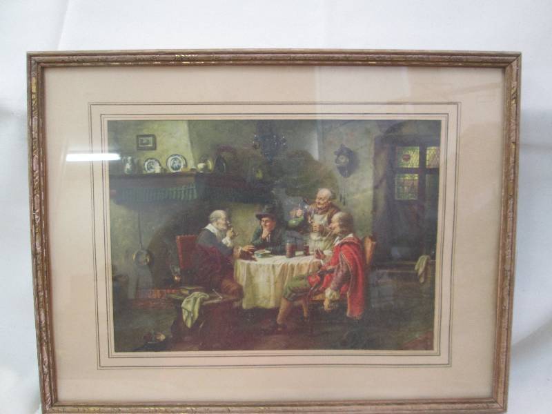 Old picture of guys around the tabl...
