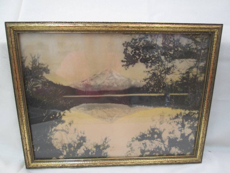Glass image of the mountain...